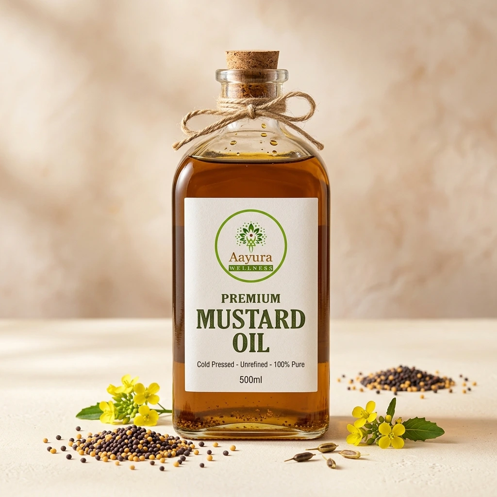 Cold Pressed Mustard Oil (Rai)
